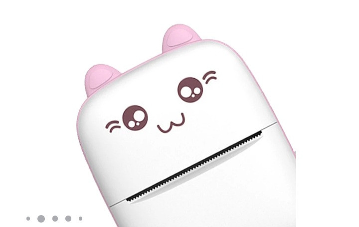 مینی پرینتر مخصوص موبایل و لب تاپ و تب لت.بسیار زیبا و سبک و کارکرد راحت.لیبل زن.هم کاغذ رول میخوره و هم لیبل