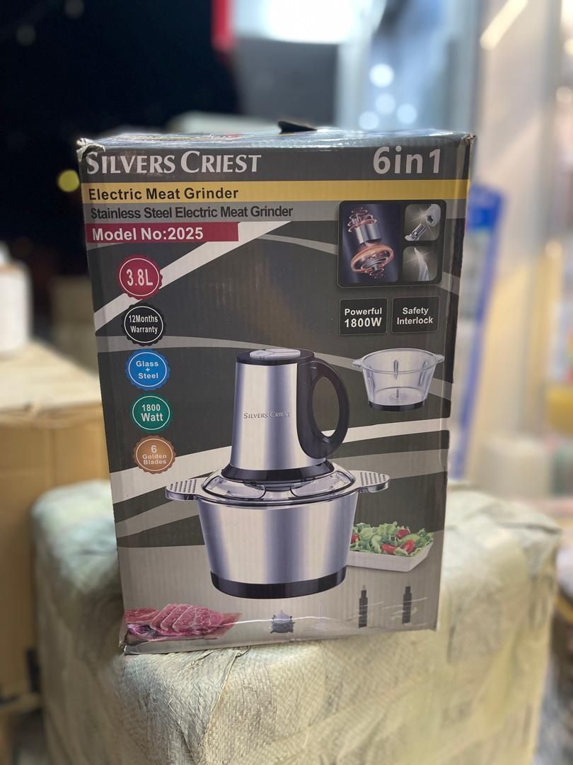 خرد کن ۲ کاسه ۳/۸ لیتری سیلور کرست مدل ۲۰۲۴